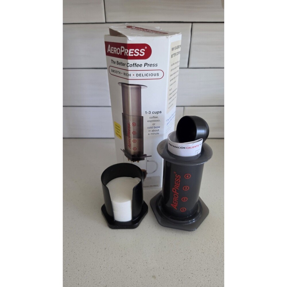 AeroPress Original Coffee Maker 3-in-1 Portable Espresso Press Kit with Box